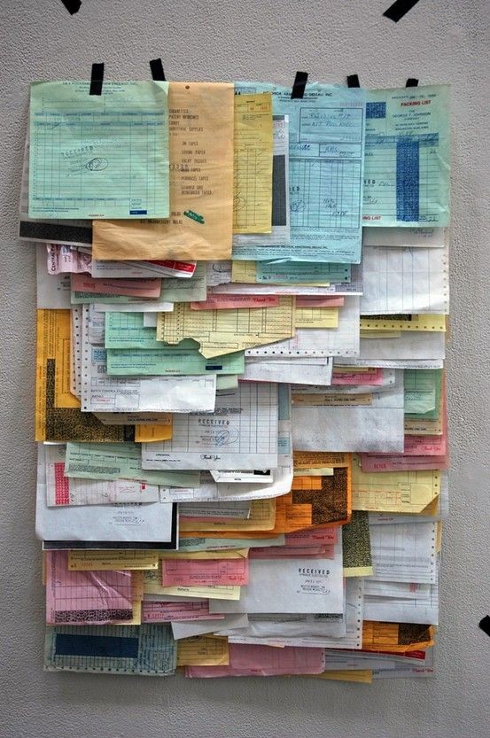A wall of filed dockets